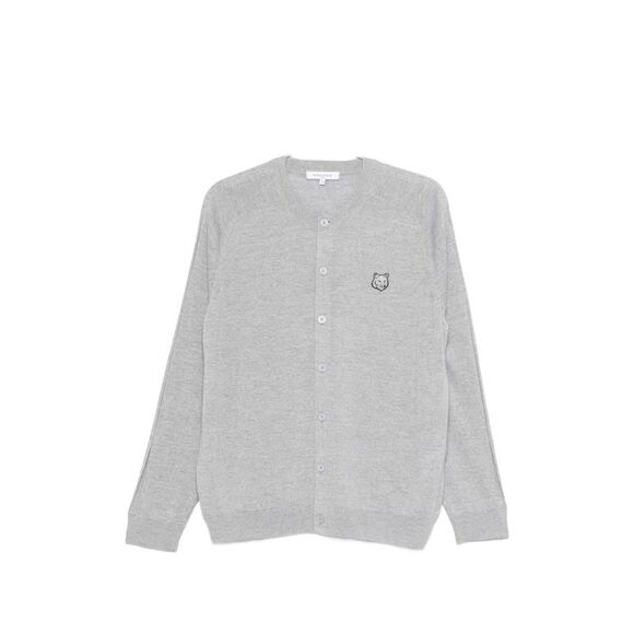 Maison Kitsuné Men's Fox Head Patch Cardigan